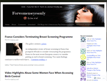 Tablet Screenshot of forwomenseyesonly.com